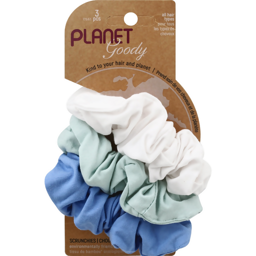 GOODY Planet Spring-free women's hair elastic - 3 pieces, assorted neutral colors