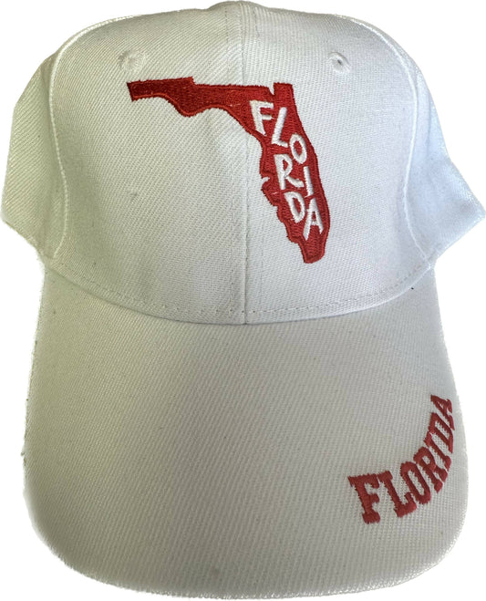 White Florida Hat